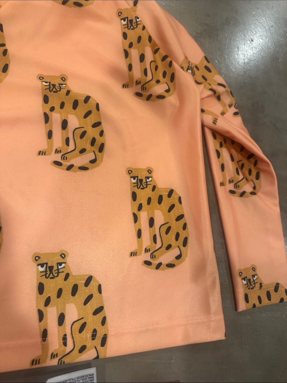 H&M Orange Leopard Print Rash Guard Swim Set - Picture 12 of 12